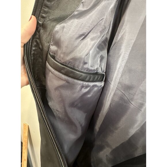 Men's Harley Davidson Leather Jacket 2XL Tall Biker Motorcycle Riding - Picture 8 of 14